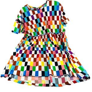 Pride Target Women's Large Colorful Dress NWT Rainbow Colors Checkered